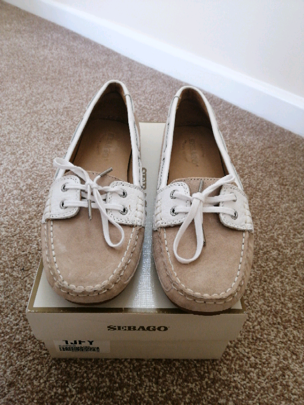 sebago bala boat shoes size 8
